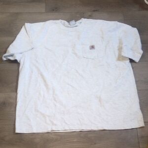 Carhartt Men's Light Gray Pocket Tee